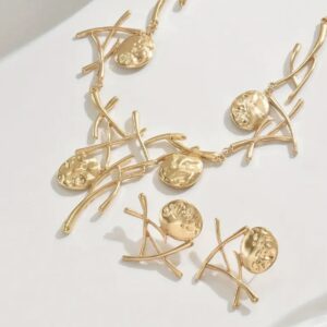 Minimalist Retro Geometric Exaggerated Style Jewelry